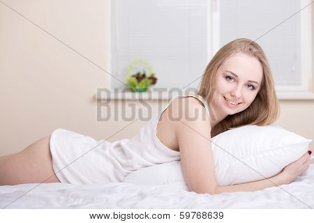 Girl In Bed