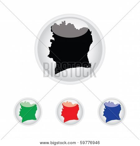 Icon Illustration with Four Color Variations