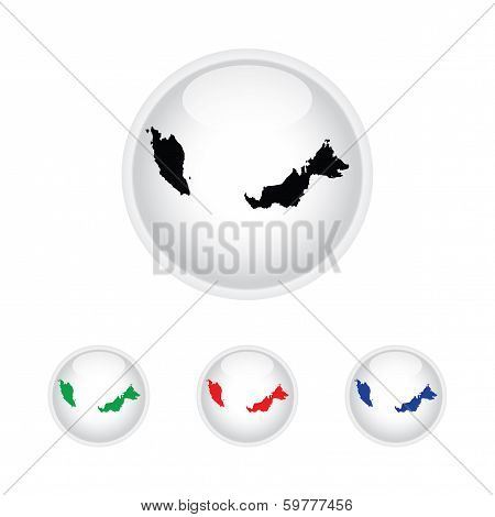 Icon Illustration with Four Color Variations