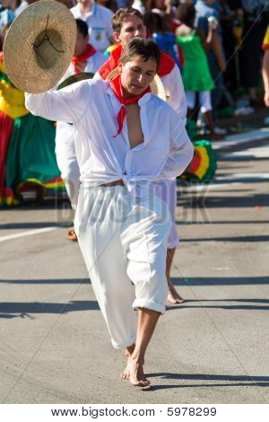 Sommer karneval i Rotterdam på 25 juli 2009