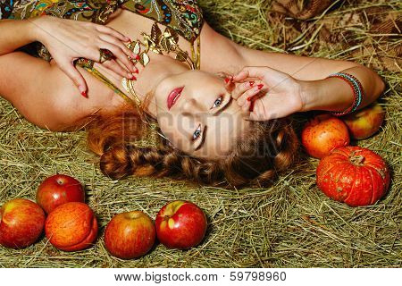 Girl In Hayloft