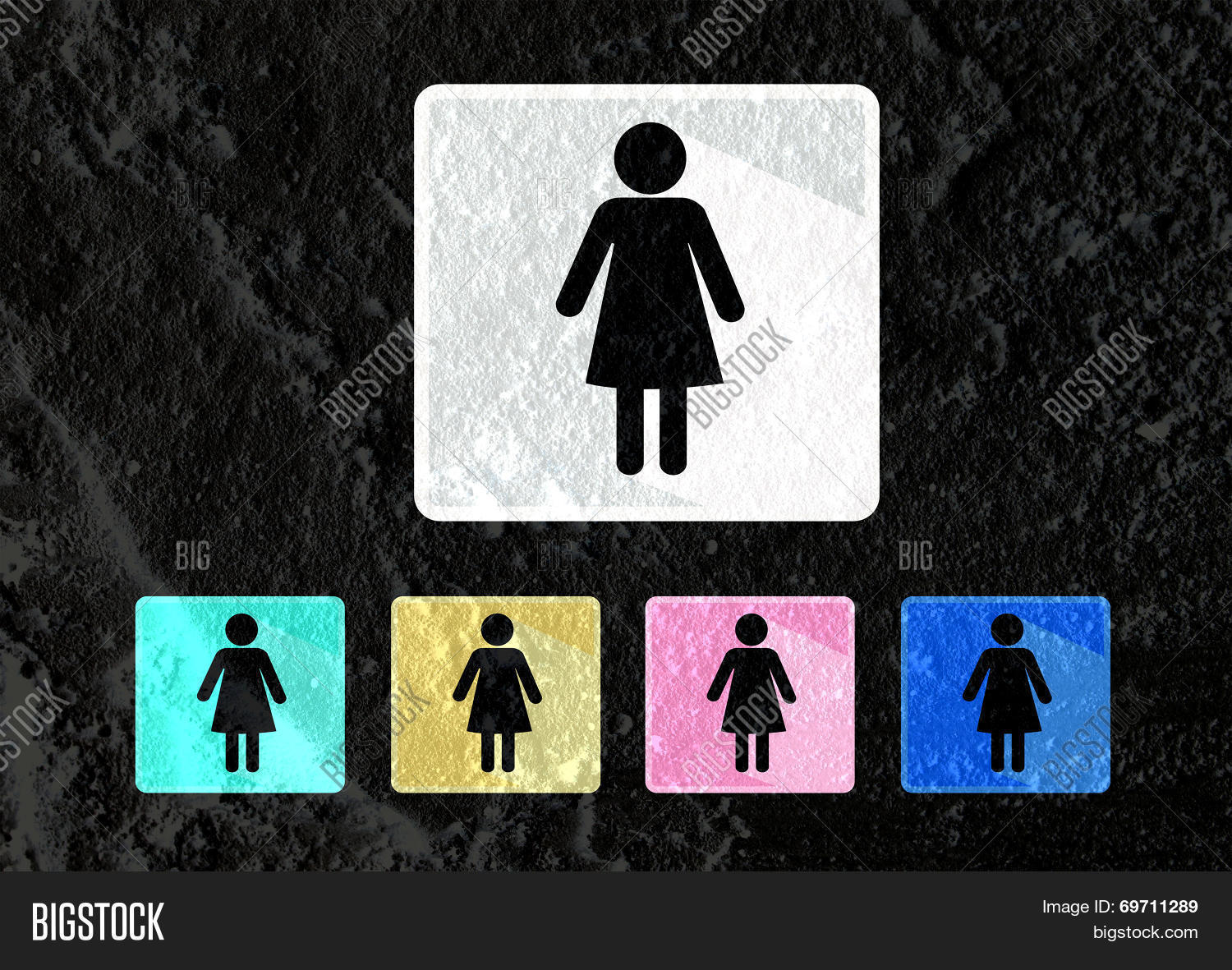 Pictogram Man Woman Image & Photo (Free Trial) | Bigstock