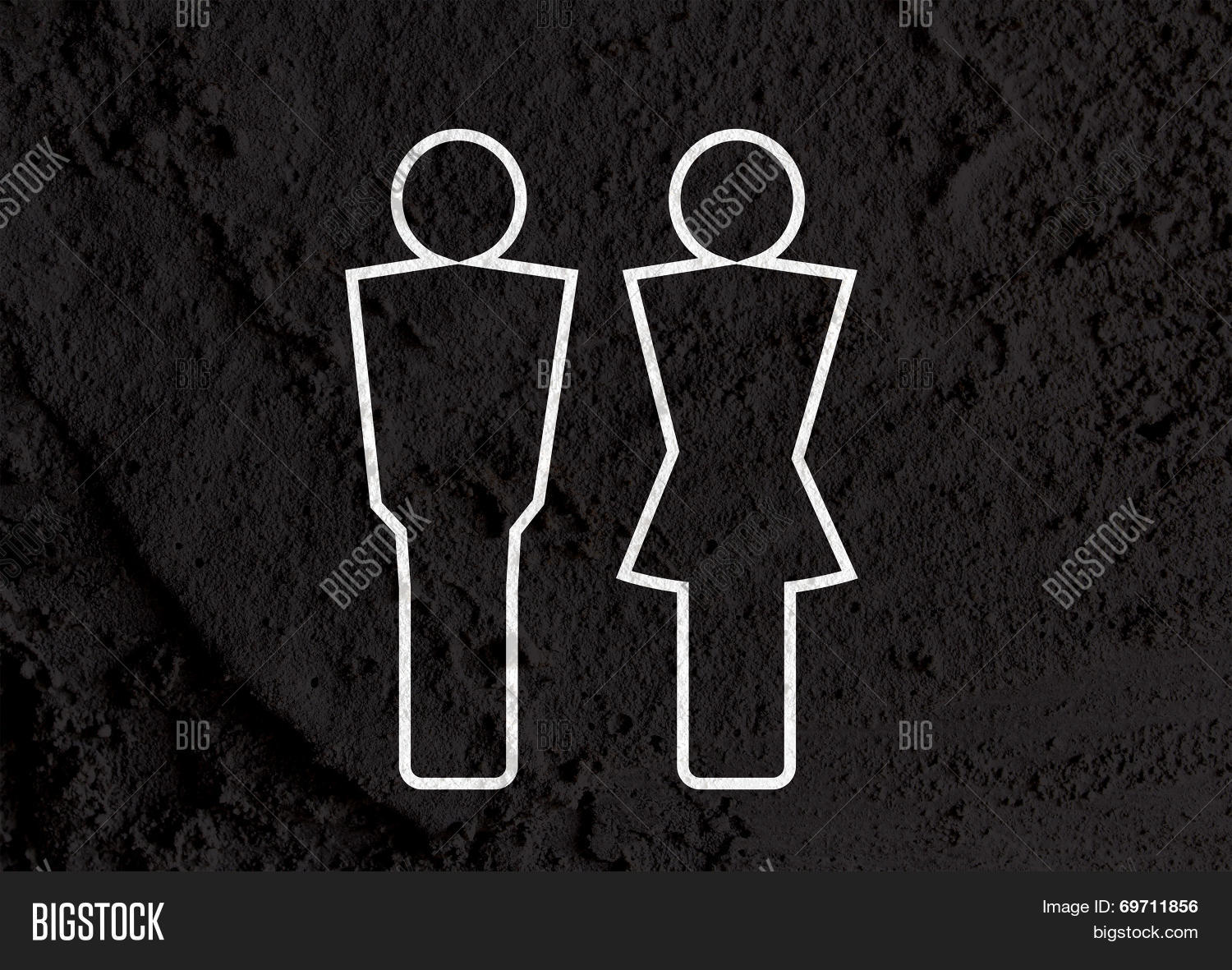 Pictogram Man Woman Image & Photo (Free Trial) | Bigstock