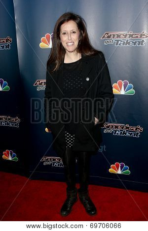 NEW YORK-AUG 6: Comedian Wendy Liebman attends the 'America's Got Talent' post show red carpet at Radio City Music Hall on August 6, 2014 in New York City.