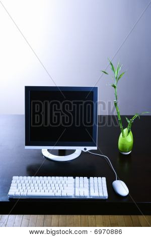 Monitor komputera i Bambus