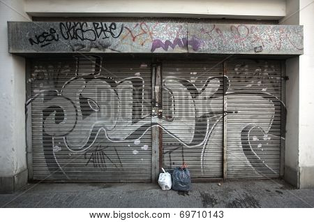 Street Scene in Seville, Spain