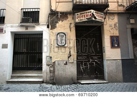 Street Scene in Seville, Spain