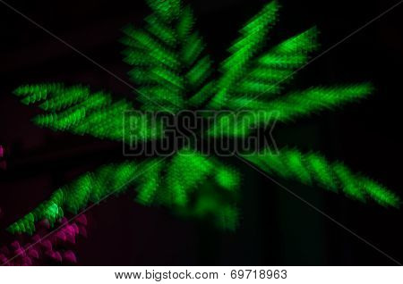Arrow shape bokeh
