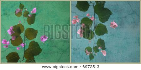 Blobby Bougainvillea kunst Split achtergrond