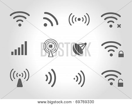 Abstract clouds for social networks. Cloud computing concept. Vector illustration