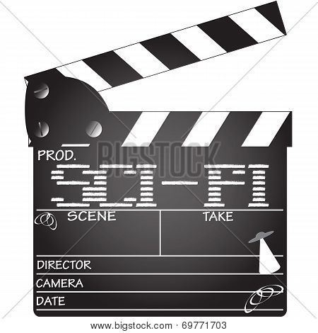 Sci-Fi Clapper Board
