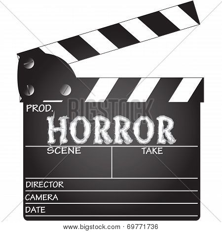 Horror Clapper Board