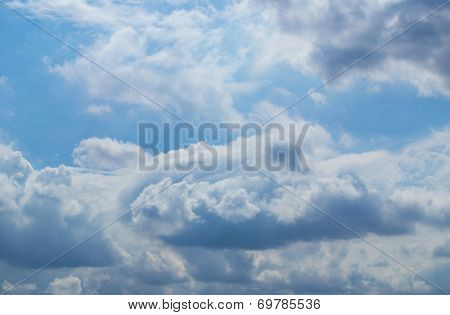 sky with light clouds