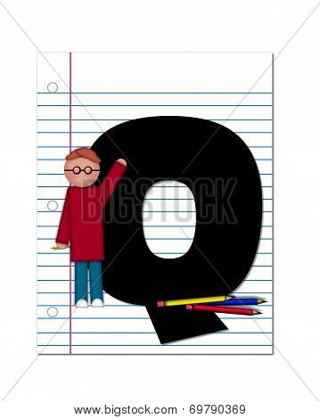 Alphabet Start Of School Two Q