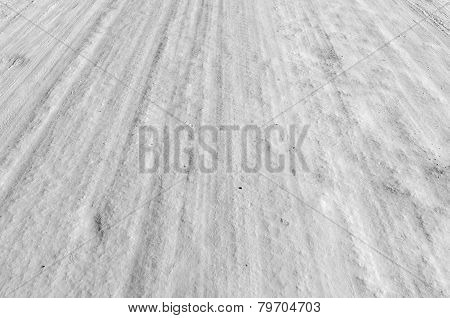 Snow road