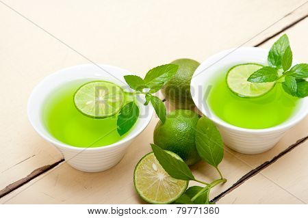 Mint Infusion Tea Tisane With Lime