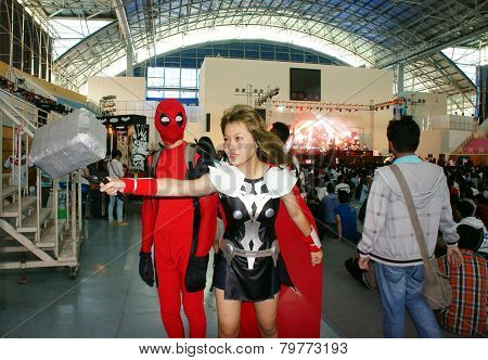 Comic Character, Asian Cosplayer