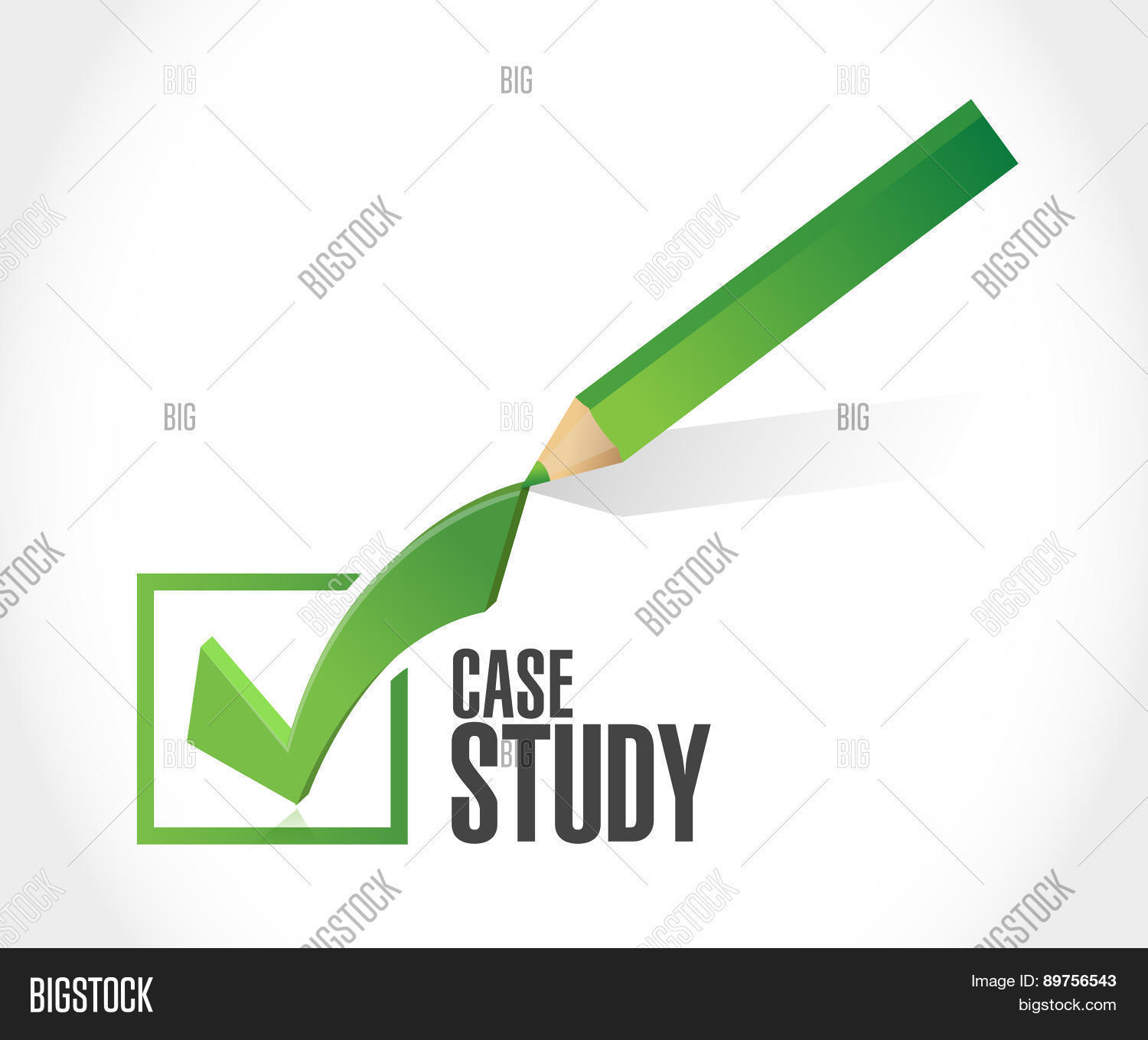 Case Study Check Mark Image & Photo (Free Trial) | Bigstock