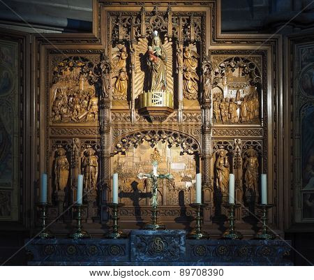 Side Chapel To Our Lady Of Thuyne, St Martin's Cathedral, Ypres.
