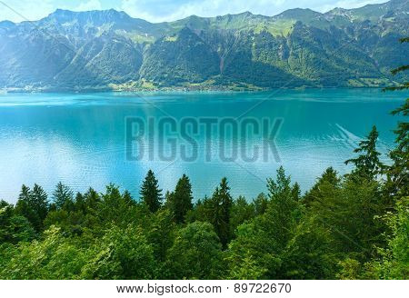 Lake Brienz Summer View (switzerland).