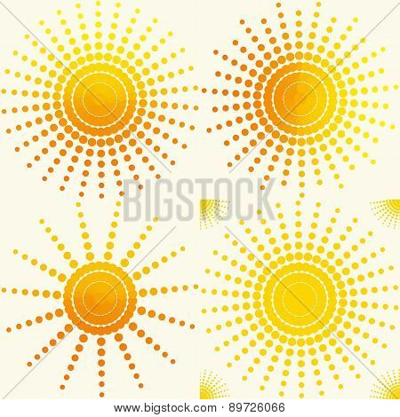 sun set  pattern