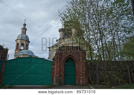 Brick Church In Russia