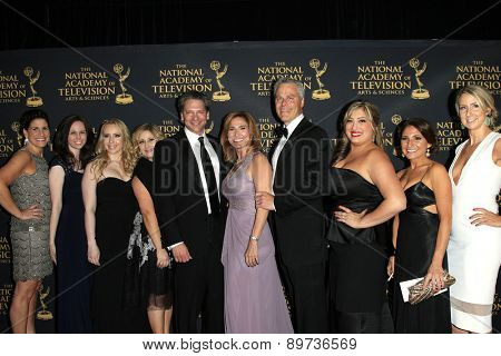 LOS ANGELES - APR 24: Marilyn Milian, David Scott at The 42nd Daytime Creative Arts Emmy Awards Gala at the Universal Hilton Hotel on April 24, 2015 in Los Angeles, California