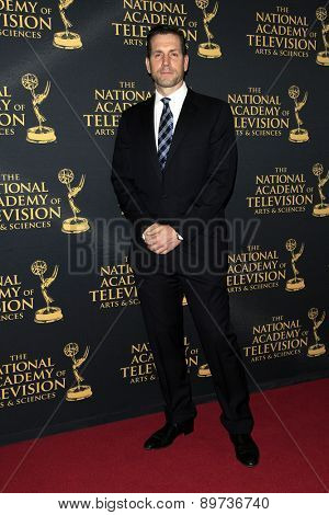 LOS ANGELES - APR 24: Frank Valentini at The 42nd Daytime Creative Arts Emmy Awards Gala at the Universal Hilton Hotel on April 24, 2015 in Los Angeles, California