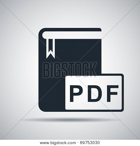 Book Format Pdf Icon