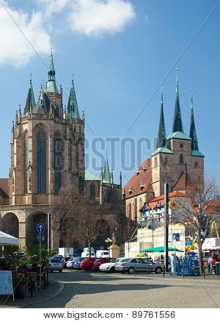 St. Mary's Cathedral And St. Severus' Church, Erfurt, Germany