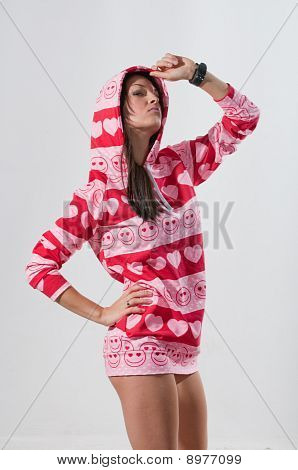 Girl In The Pink Hoody