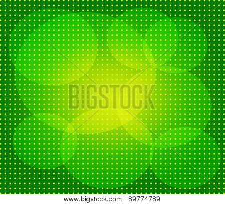 Green abstract technology background with seamless circle