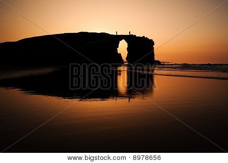 Couple in the sunset