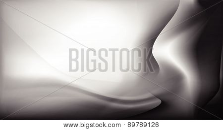 abstract black satin silk background vector design