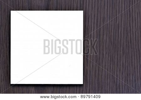 Notes On The Wooden Background
