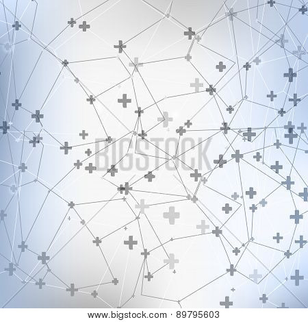 Mathematics Of Profits, Grey Abstract Cosmic Vector Background