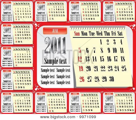 12 Pagine 2011 US Calendar.eps
