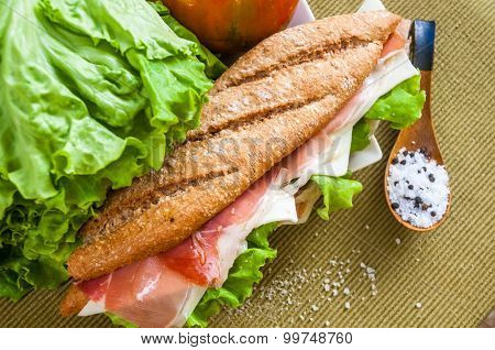 Sandwich With Ham Bocadillo