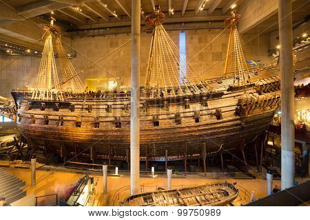 Vasa Museum in Stockholm, Sweden.