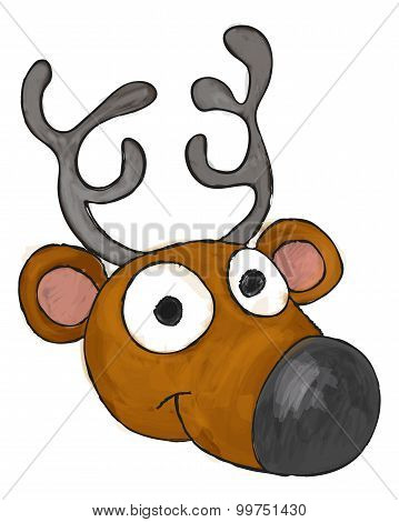 Cartoon Reindeer