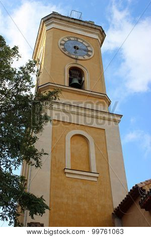 Church Tower In Eze, France
