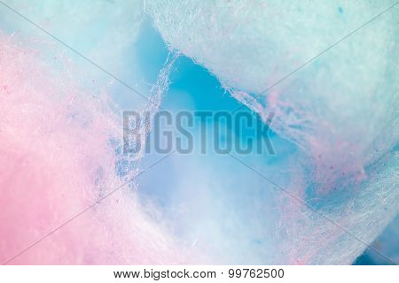 Colorful Cotton Candy In Soft Color For Background