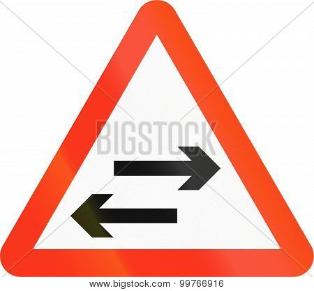 Opposing Traffic In Bangladesh