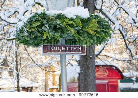 Toiletten - the german words for toilet