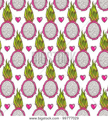Dragon fruit pattern