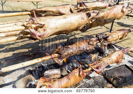 Bulgarian Barbecue Lamb Baking