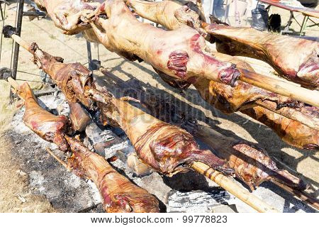 Bulgarian Barbecue Lamb Baking