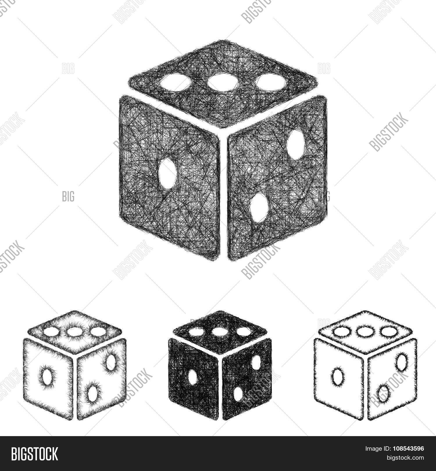Dice Icon Set Vector & Photo (Free Trial) Bigstock
