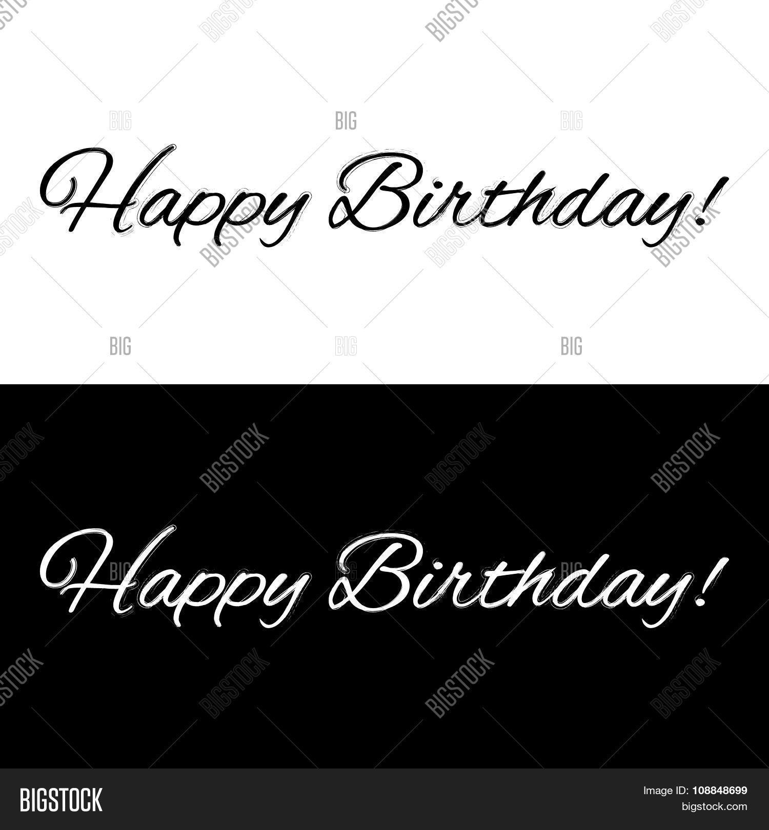 Happy Birthday Banner Vector & Photo (Free Trial) | Bigstock