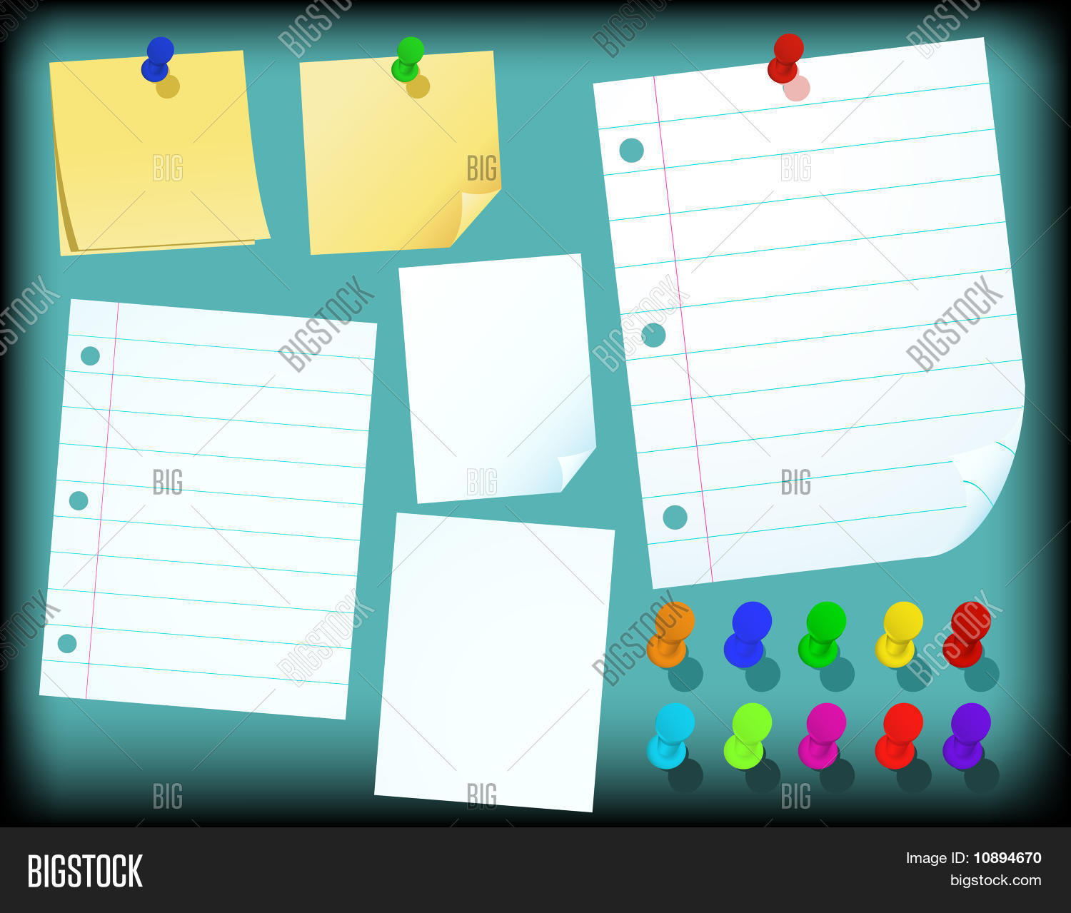 Set Paper - Vector Vector & Photo (Free Trial) | Bigstock